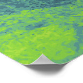 MAN IN HET MASISlandschap + uw achtergrond Poster (Hoek)