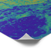 MAN IN HET MASISlandschap + uw achtergrond Poster (Hoek)