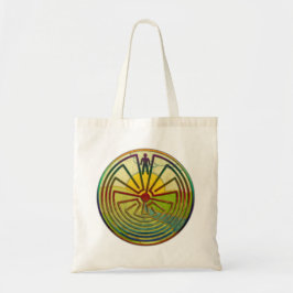 MAN IN HET MASISlandschap + uw achtergrond Tote Bag