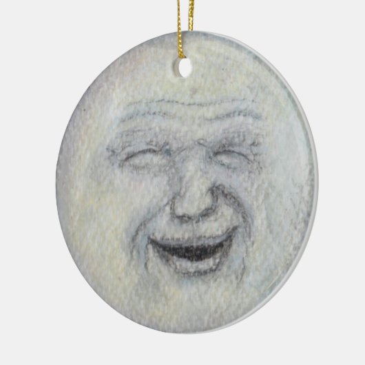 Man in het Mon Ceramic Ornament (Links)