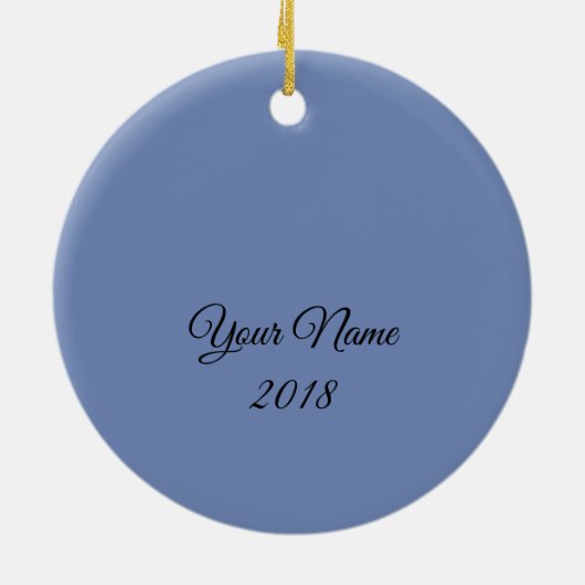 Man in het Mon Ceramic Ornament (Achterkant)