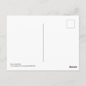 Man in het rode gewaad briefkaart (Achterkant)