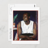 Man in het Wit van Francis Cadell Briefkaart (Voorkant / Achterkant)