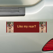 Man in linnen doek Zoals mijn achterste Bumpersticker (Op auto)