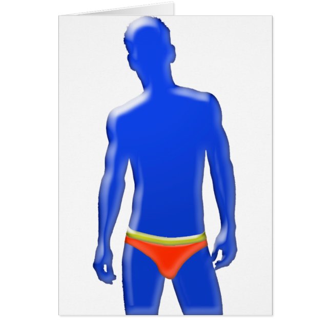 Man in ondergoed (Voorkant)