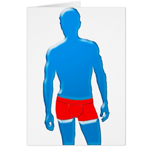 Man in ondergoed (Voorkant)