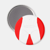 Man in ondergoed magneet (Voorkant / Achterkant)