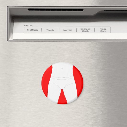 Man in ondergoed magneet (Insitu (Vaatwasser))