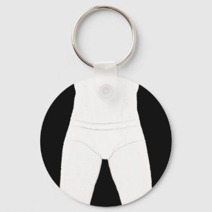 Man in ondergoed Sleutelhanger