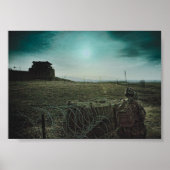 Man in oorlog poster (Voorkant)