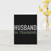 Man in opleiding Funny Groom Gift Verloving St Kaart (Gele Bloem)