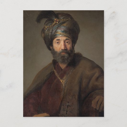 Man in Oriental Costume, c.1635 (olie op doek) Briefkaart (Voorkant)
