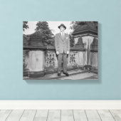 Man in Pet Canvas Afdruk (Insitu (Houten vloer))