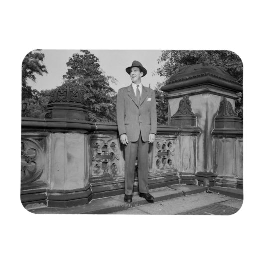 Man in Pet Magneet (Horizontaal)