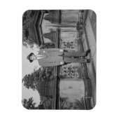 Man in Pet Magneet (Verticaal)