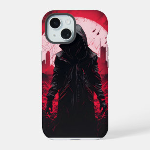 Man in post-apocalyptische wereld iPhone 15 case