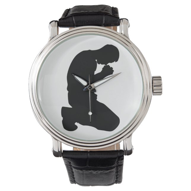 MAN IN PRAYER HORLOGE (Voorkant)