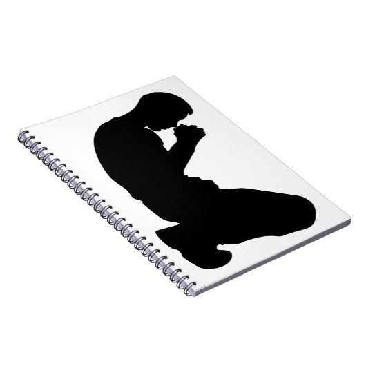 MAN IN PRAYER NOTITIEBOEK (Rechterzijde)