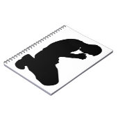 MAN IN PRAYER NOTITIEBOEK (Linkerzijde)