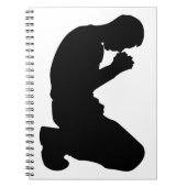 MAN IN PRAYER NOTITIEBOEK (Voorkant)