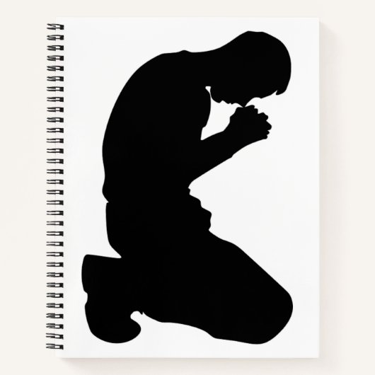 MAN IN PRAYER NOTITIEBOEK (Voorkant)