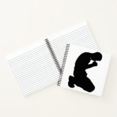 MAN IN PRAYER NOTITIEBOEK (Binnen)