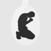 MAN IN PRAYER ORNAMENT (voorkant)