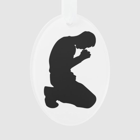MAN IN PRAYER ORNAMENT (voorkant)