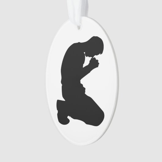 MAN IN PRAYER ORNAMENT (voorkant)