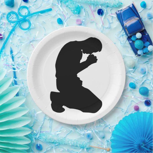 MAN IN PRAYER PAPIEREN BORDJE (Feest)