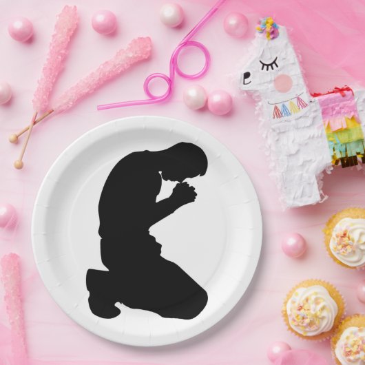 MAN IN PRAYER PAPIEREN BORDJE (Feest)