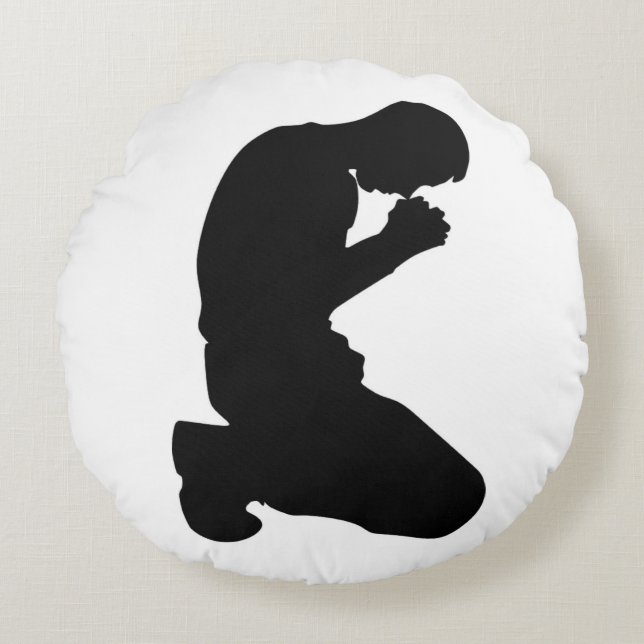 MAN IN PRAYER ROND KUSSEN (Voorkant)