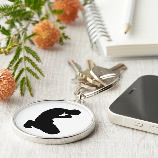 MAN IN PRAYER SLEUTELHANGER (Zijkant)