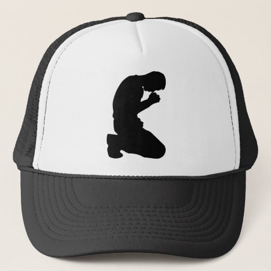 MAN IN PRAYER TRUCKER PET (Voorkant)
