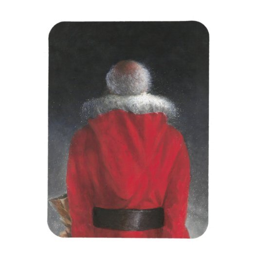 Man in rode munt magneet (Verticaal)
