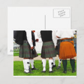 Man in Rokken Briefkaart (Voorkant / Achterkant)