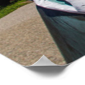 Man in ruimtescuptuur poster (Hoek)