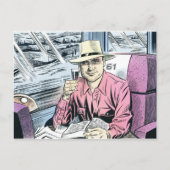 Man in stoel 61 briefkaarten... briefkaart (Voorkant)