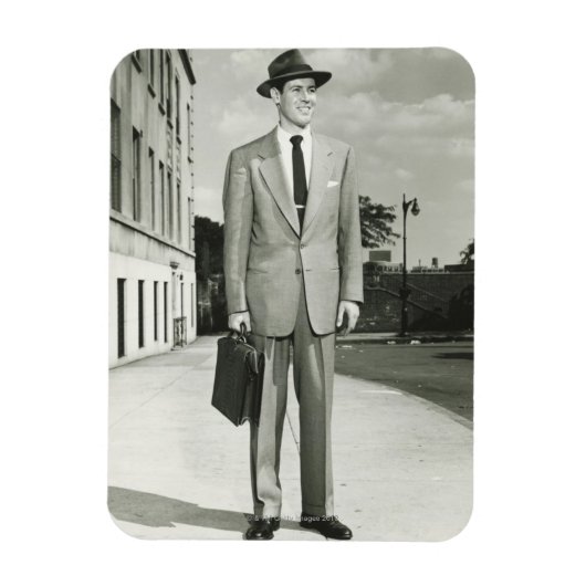 Man in Suit Magneet (Verticaal)