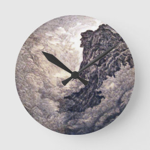 Man in the Mountain New Hampshire Clock Ronde Klok