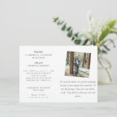 Man in the Woods Celebration of LIfe Kaart (Staand voorkant)