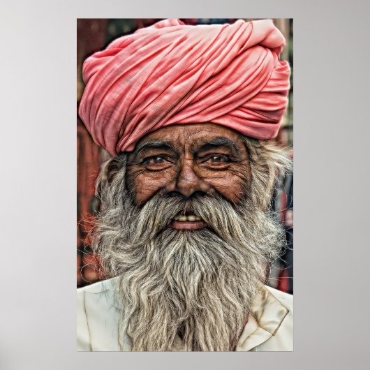 MAN IN TURBAN POSTER (Voorkant)