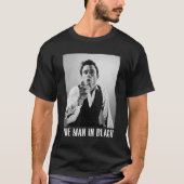 Man in zwart - Johnny T - shirts Cash country shir (Voorkant)