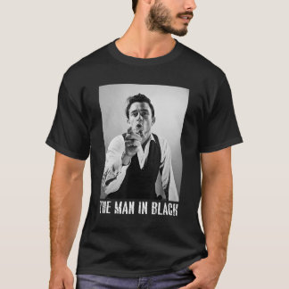 Man in zwart - Johnny T - shirts Cash country shir