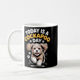 Man Is Een Apoo Dag Plezierige Mooie Hond Ras Huis Koffiemok