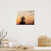 Man is gratis Voltaire Quote Poster (Keuken)