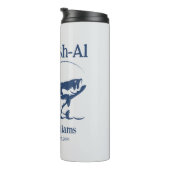 Man is het officiële Fisherman Retirement Party Gi Thermosbeker (Geroteerd rechts)