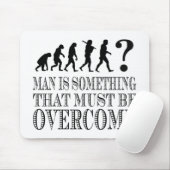 Man is iets dat moet worden overwonnen (Nietzsche) Muismat (Met muis)