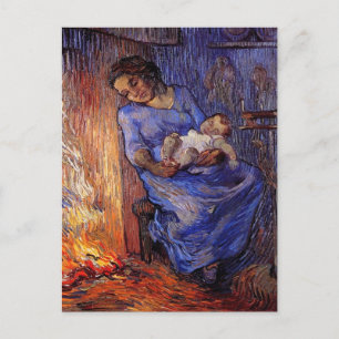 Man is in Zee door Vincent van Gogh Briefkaart