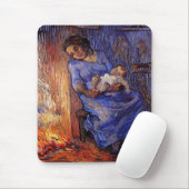 Man is in Zee door Vincent van Gogh Muismat (Met muis)